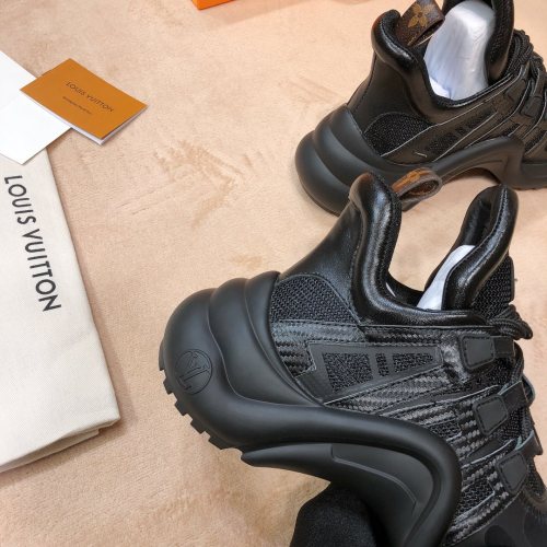 Louis Vuitton Women Shoes Sneakers Luxury Brand Design Fashion LV ARCHLIGHT SNEAKER with Original Box