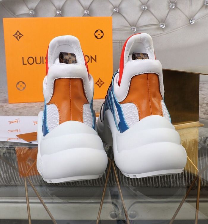 Louis Vuitton Women Shoes Sneakers Luxury Brand Design Fashion LV ARCHLIGHT SNEAKER with Original Box