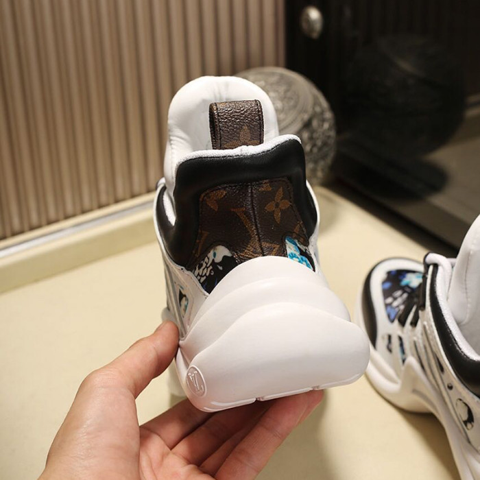 Louis Vuitton Women Shoes Sneakers Luxury Brand Design Fashion LV ARCHLIGHT SNEAKER with Original Box