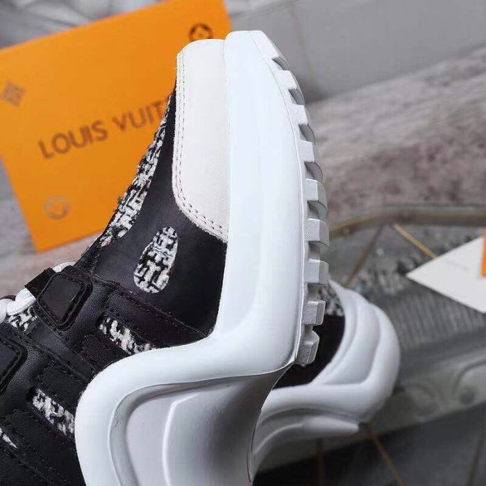 Louis Vuitton Women Shoes Sneakers Luxury Brand Design Fashion LV ARCHLIGHT SNEAKER with Original Box