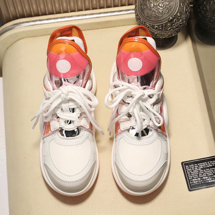Louis Vuitton Women Shoes Sneakers Luxury Brand Design Fashion LV ARCHLIGHT SNEAKER with Original Box