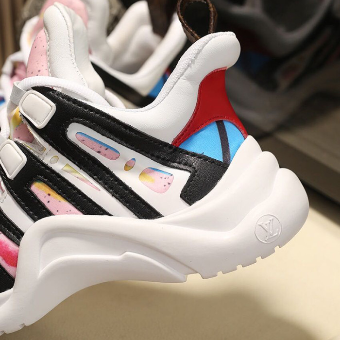 Louis Vuitton Women Shoes Sneakers Luxury Brand Design Fashion LV ARCHLIGHT SNEAKER with Original Box