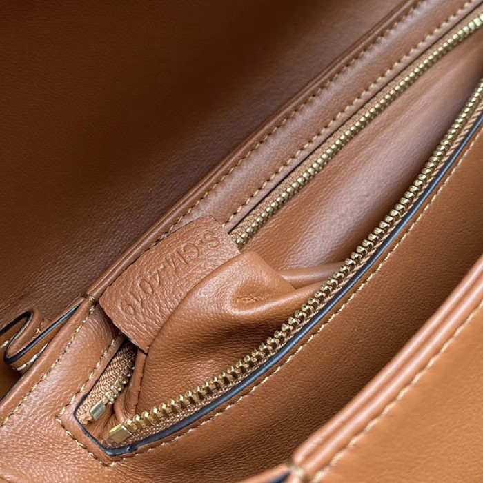 Celine Womens Bag TEEN TRIOMPHE BAG IN TRIOMPHE CANVAS AND CALFSKIN