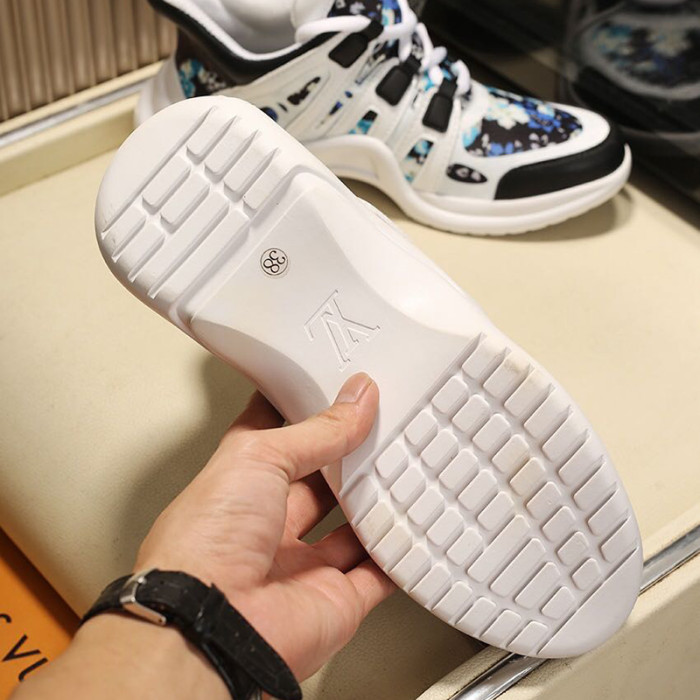 Louis Vuitton Women Shoes Sneakers Luxury Brand Design Fashion LV ARCHLIGHT SNEAKER with Original Box
