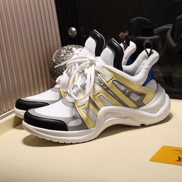 Louis Vuitton Women Shoes Sneakers Luxury Brand Design Fashion LV ARCHLIGHT SNEAKER with Original Box
