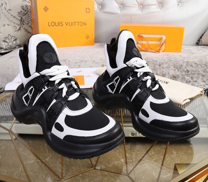 Louis Vuitton Women Shoes Sneakers Luxury Brand Design Fashion LV ARCHLIGHT SNEAKER with Original Box