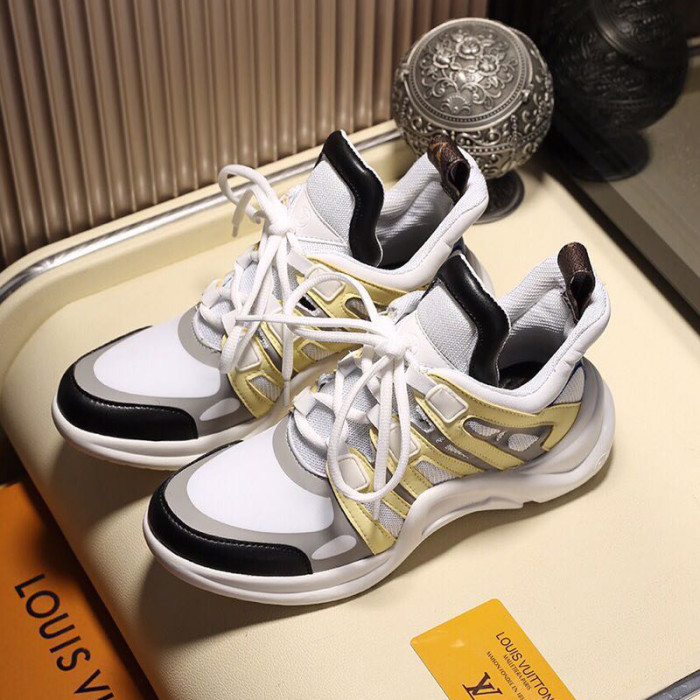 Louis Vuitton Women Shoes Sneakers Luxury Brand Design Fashion LV ARCHLIGHT SNEAKER with Original Box