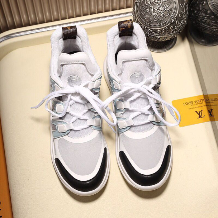 Louis Vuitton Women Shoes Sneakers Luxury Brand Design Fashion LV ARCHLIGHT SNEAKER with Original Box