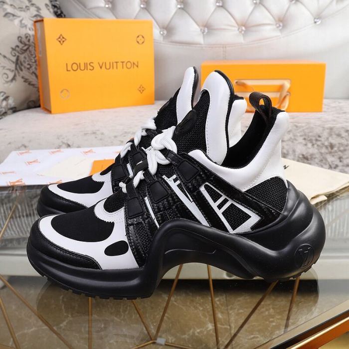 Louis Vuitton Women Shoes Sneakers Luxury Brand Design Fashion LV ARCHLIGHT SNEAKER with Original Box