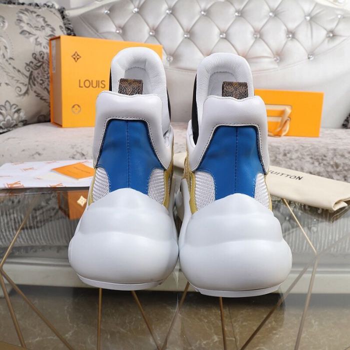 Louis Vuitton Women Shoes Sneakers Luxury Brand Design Fashion LV ARCHLIGHT SNEAKER with Original Box