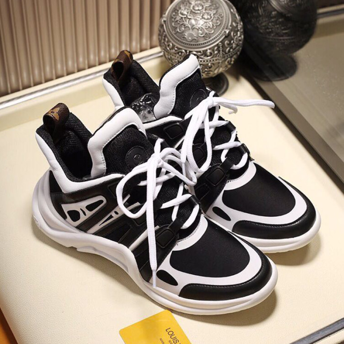 Louis Vuitton Women Shoes Sneakers Luxury Brand Design Fashion LV ARCHLIGHT SNEAKER with Original Box