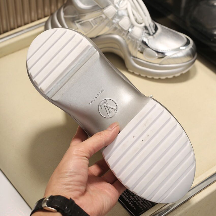 Louis Vuitton Women Shoes Sneakers Luxury Brand Design Fashion LV ARCHLIGHT SNEAKER with Original Box