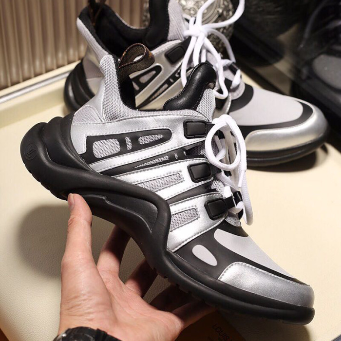 Louis Vuitton Women Shoes Sneakers Luxury Brand Design Fashion LV ARCHLIGHT SNEAKER with Original Box