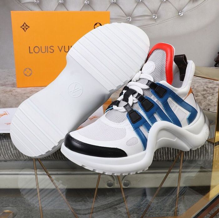 Louis Vuitton Women Shoes Sneakers Luxury Brand Design Fashion LV ARCHLIGHT SNEAKER with Original Box