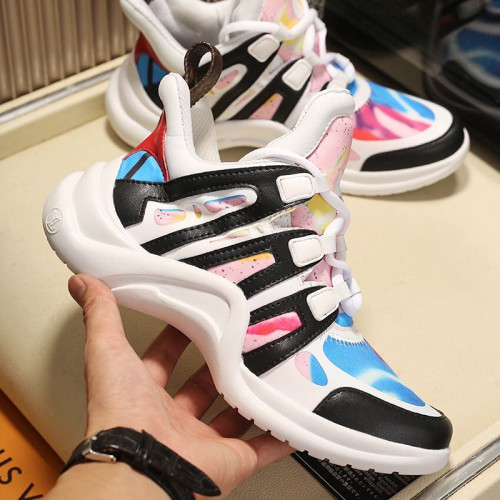 Louis Vuitton Women Shoes Sneakers Luxury Brand Design Fashion LV ARCHLIGHT SNEAKER with Original Box