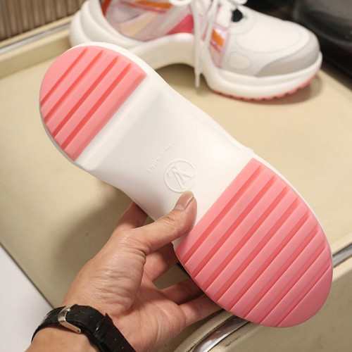 Louis Vuitton Women Shoes Sneakers Luxury Brand Design Fashion LV ARCHLIGHT SNEAKER with Original Box