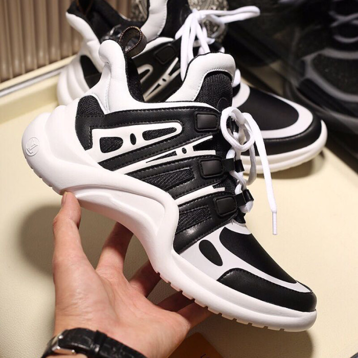 Louis Vuitton Women Shoes Sneakers Luxury Brand Design Fashion LV ARCHLIGHT SNEAKER with Original Box