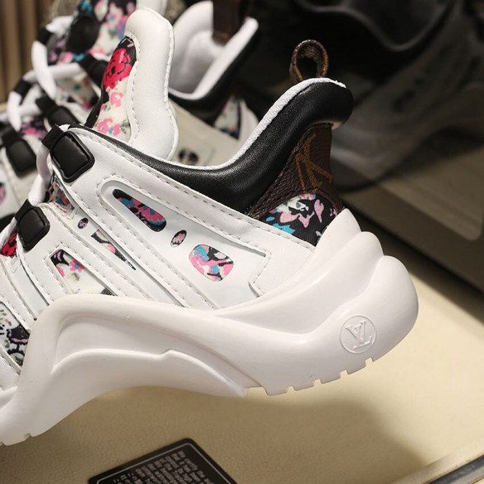 Louis Vuitton Women Shoes Sneakers Luxury Brand Design Fashion LV ARCHLIGHT SNEAKER with Original Box