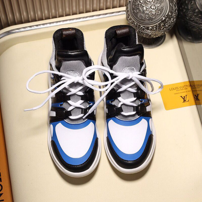 Louis Vuitton Women Shoes Sneakers Luxury Brand Design Fashion LV ARCHLIGHT SNEAKER with Original Box