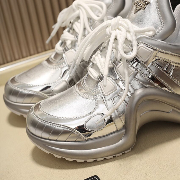 Louis Vuitton Women Shoes Sneakers Luxury Brand Design Fashion LV ARCHLIGHT SNEAKER with Original Box