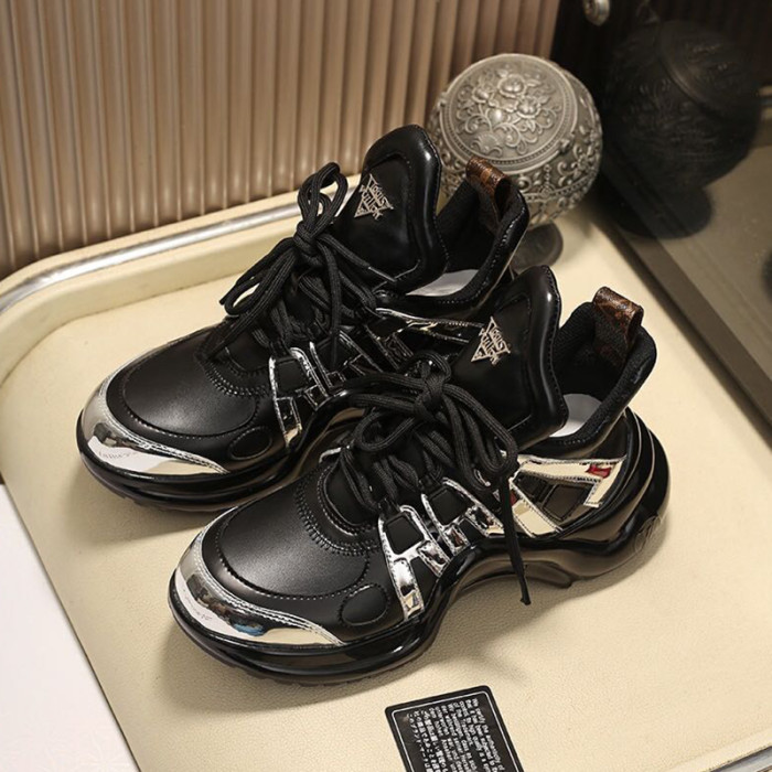 Louis Vuitton Women Shoes Sneakers Luxury Brand Design Fashion LV ARCHLIGHT SNEAKER with Original Box