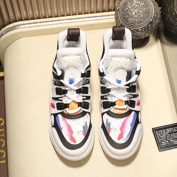 Louis Vuitton Women Shoes Sneakers Luxury Brand Design Fashion LV ARCHLIGHT SNEAKER with Original Box