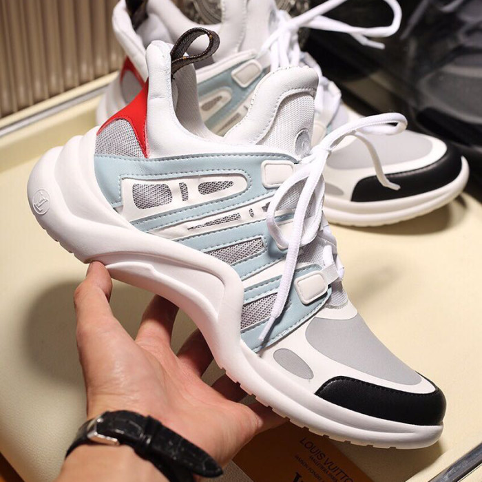 Louis Vuitton Women Shoes Sneakers Luxury Brand Design Fashion LV ARCHLIGHT SNEAKER with Original Box