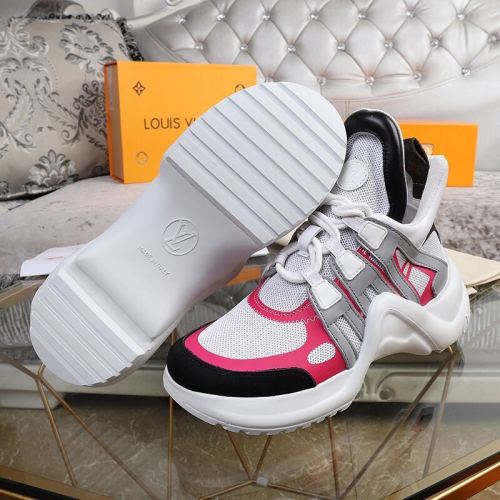 Louis Vuitton Women Shoes Sneakers Luxury Brand Design Fashion LV ARCHLIGHT SNEAKER with Original Box