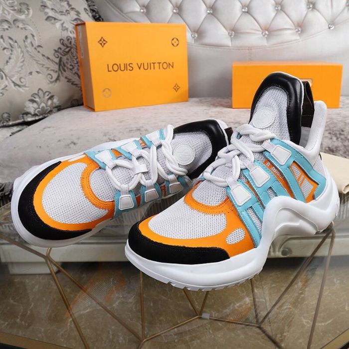 Louis Vuitton Women Shoes Sneakers Luxury Brand Design Fashion LV ARCHLIGHT SNEAKER with Original Box