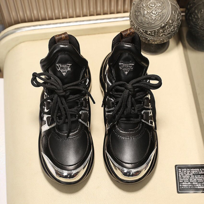 Louis Vuitton Women Shoes Sneakers Luxury Brand Design Fashion LV ARCHLIGHT SNEAKER with Original Box
