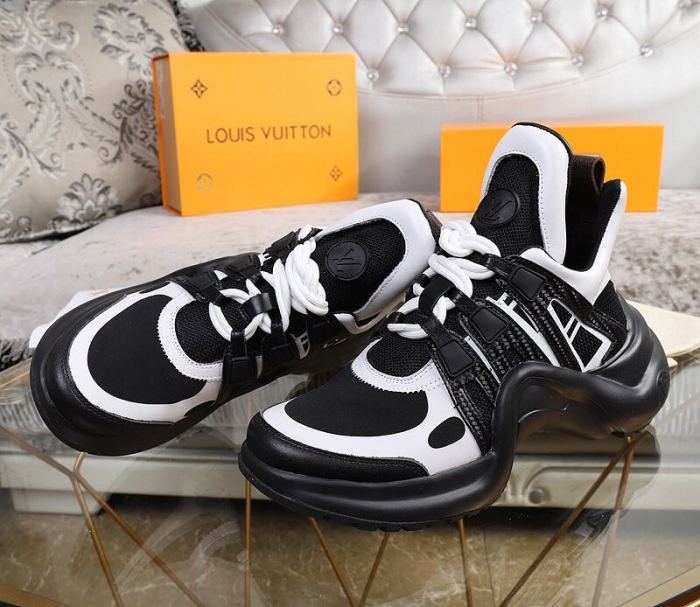 Louis Vuitton Women Shoes Sneakers Luxury Brand Design Fashion LV ARCHLIGHT SNEAKER with Original Box