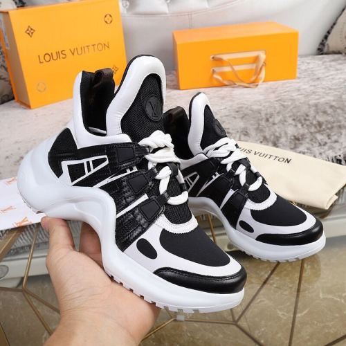 Louis Vuitton Women Shoes Sneakers Luxury Brand Design Fashion LV ARCHLIGHT SNEAKER with Original Box