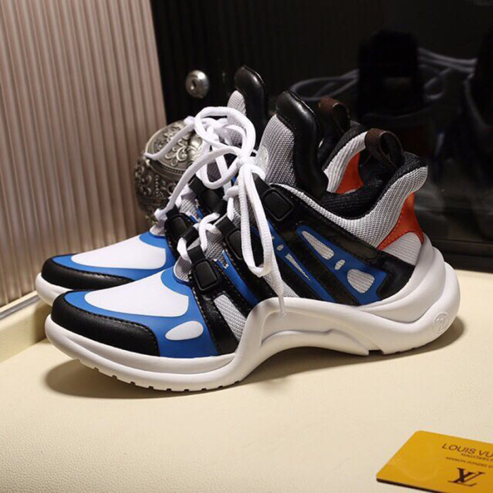 Louis Vuitton Women Shoes Sneakers Luxury Brand Design Fashion LV ARCHLIGHT SNEAKER with Original Box