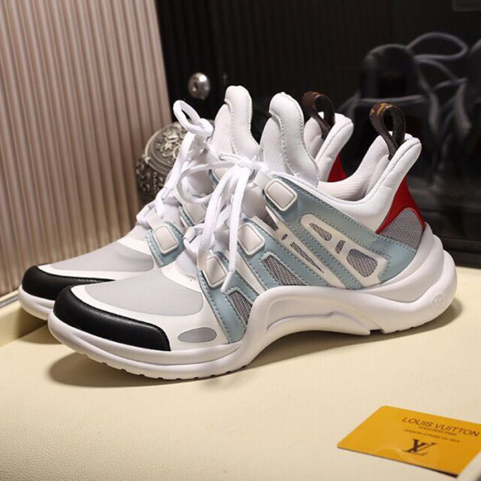 Louis Vuitton Women Shoes Sneakers Luxury Brand Design Fashion LV ARCHLIGHT SNEAKER with Original Box