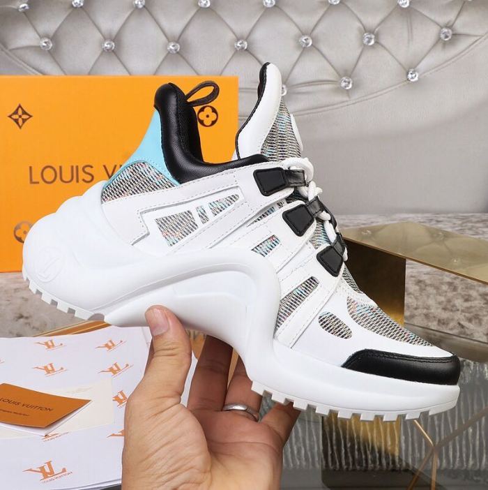 Louis Vuitton Women Shoes Sneakers Luxury Brand Design Fashion LV ARCHLIGHT SNEAKER with Original Box