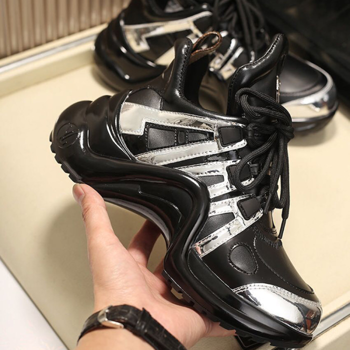 Louis Vuitton Women Shoes Sneakers Luxury Brand Design Fashion LV ARCHLIGHT SNEAKER with Original Box
