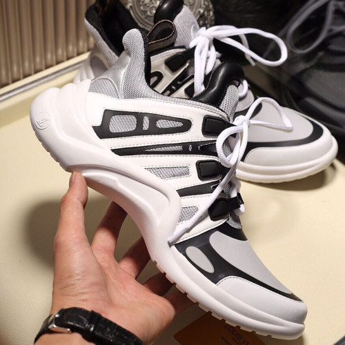 Louis Vuitton Women Shoes Sneakers Luxury Brand Design Fashion LV ARCHLIGHT SNEAKER with Original Box