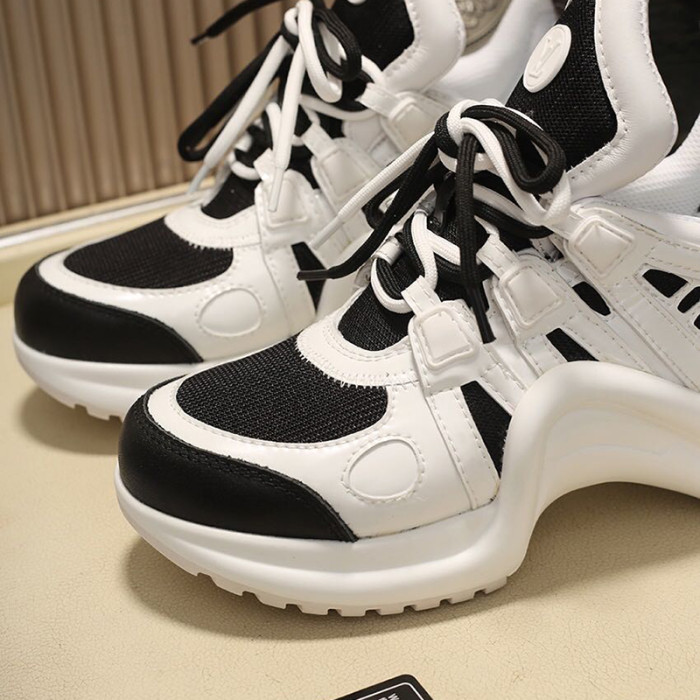 Louis Vuitton Women Shoes Sneakers Luxury Brand Design Fashion LV ARCHLIGHT SNEAKER with Original Box