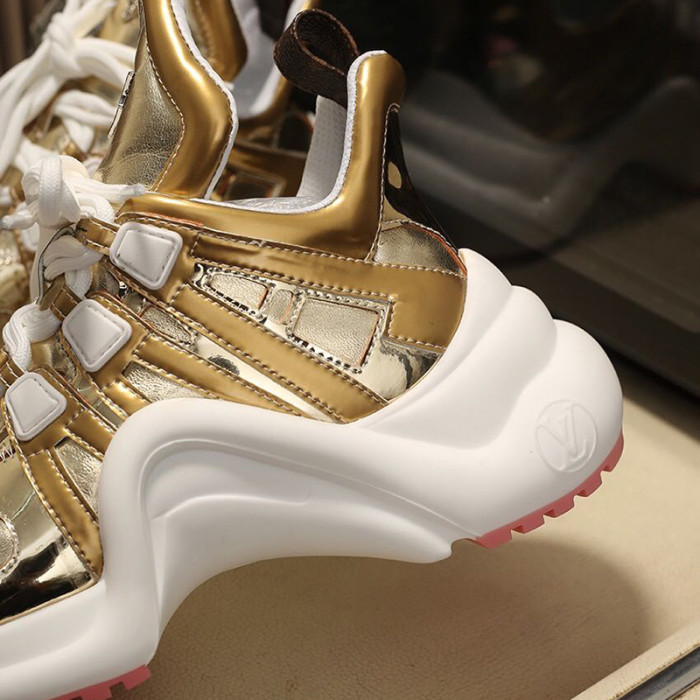 Louis Vuitton Women Shoes Sneakers Luxury Brand Design Fashion LV ARCHLIGHT SNEAKER with Original Box