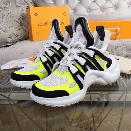 Louis Vuitton Women Shoes Sneakers Luxury Brand Design Fashion LV ARCHLIGHT SNEAKER with Original Box