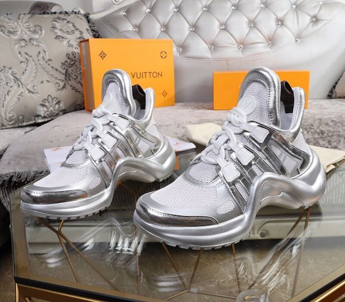 Louis Vuitton Women Shoes Sneakers Luxury Brand Design Fashion LV ARCHLIGHT SNEAKER with Original Box