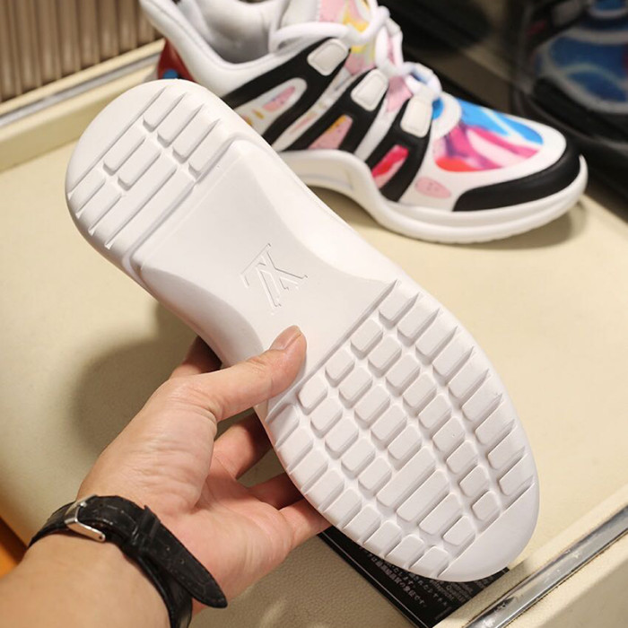Louis Vuitton Women Shoes Sneakers Luxury Brand Design Fashion LV ARCHLIGHT SNEAKER with Original Box