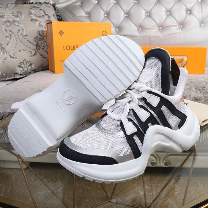 Louis Vuitton Women Shoes Sneakers Luxury Brand Design Fashion LV ARCHLIGHT SNEAKER with Original Box