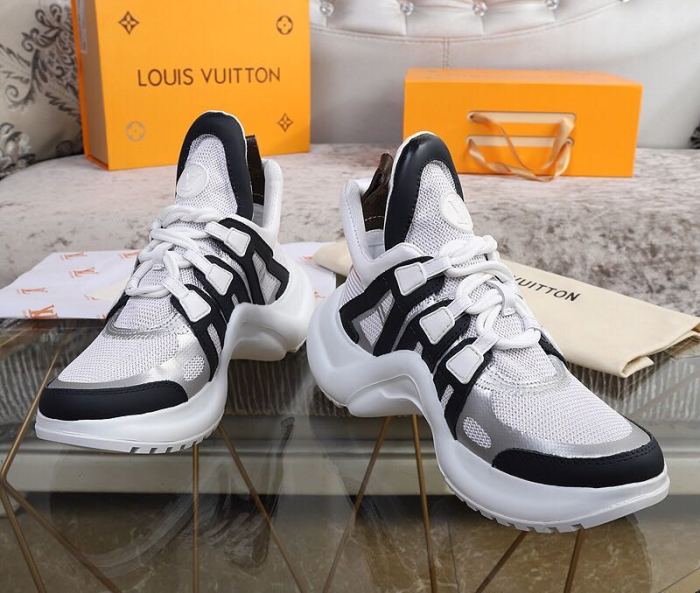 Louis Vuitton Women Shoes Sneakers Luxury Brand Design Fashion LV ARCHLIGHT SNEAKER with Original Box