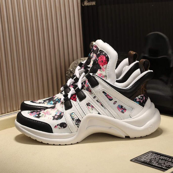 Louis Vuitton Women Shoes Sneakers Luxury Brand Design Fashion LV ARCHLIGHT SNEAKER with Original Box