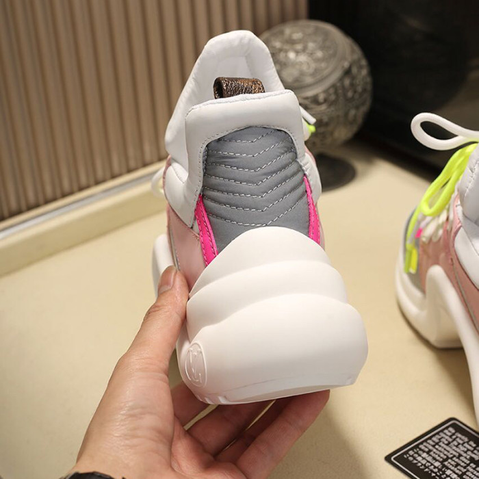 Louis Vuitton Women Shoes Sneakers Luxury Brand Design Fashion LV ARCHLIGHT SNEAKER with Original Box