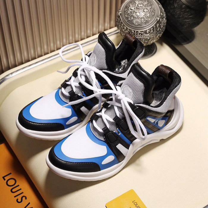 Louis Vuitton Women Shoes Sneakers Luxury Brand Design Fashion LV ARCHLIGHT SNEAKER with Original Box