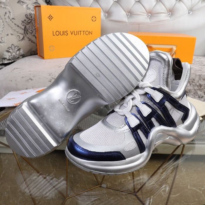 Louis Vuitton Women Shoes Sneakers Luxury Brand Design Fashion LV ARCHLIGHT SNEAKER with Original Box