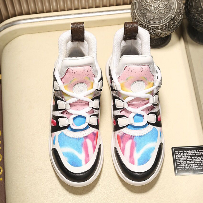 Louis Vuitton Women Shoes Sneakers Luxury Brand Design Fashion LV ARCHLIGHT SNEAKER with Original Box