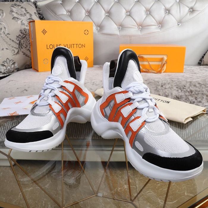 Louis Vuitton Women Shoes Sneakers Luxury Brand Design Fashion LV ARCHLIGHT SNEAKER with Original Box